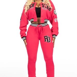 Rockstar woman two piece tracksuit size XL